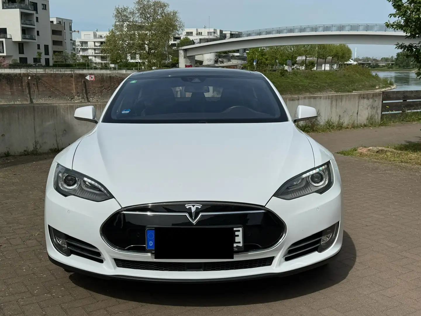 Tesla Model S 85|MCU2|CCS|AP1|22kW Doppel|Pano|SuperCharger Free Weiß - 2