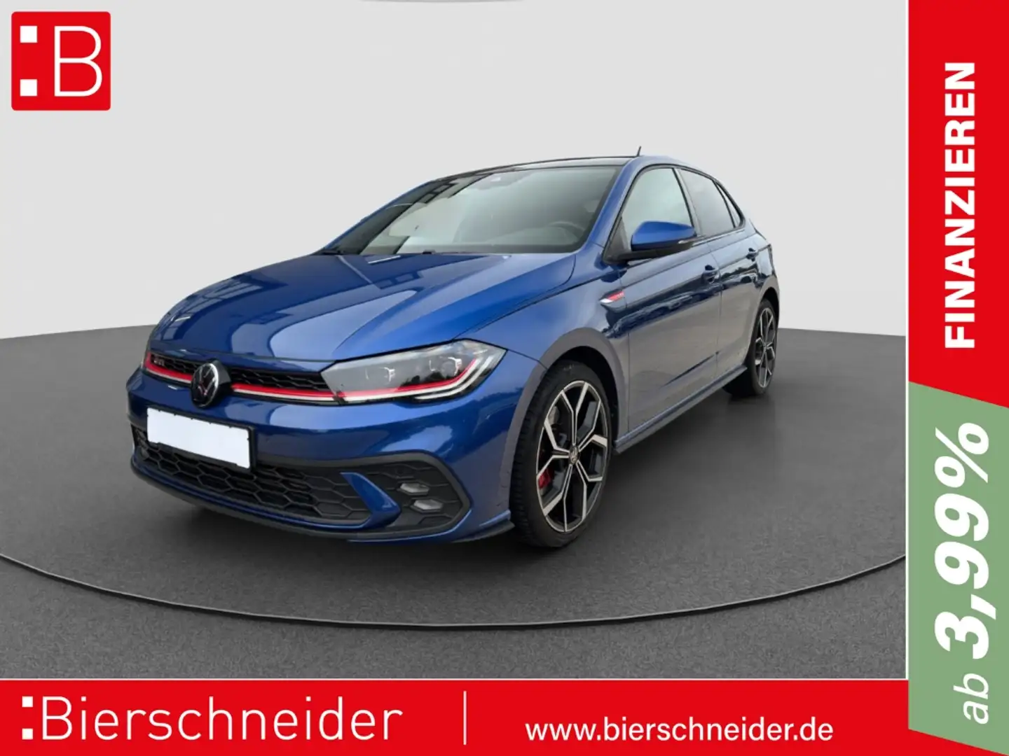 Volkswagen Polo GTI 2.0 TSI DSG PANO REAR VIEW ACC LED Blau - 1