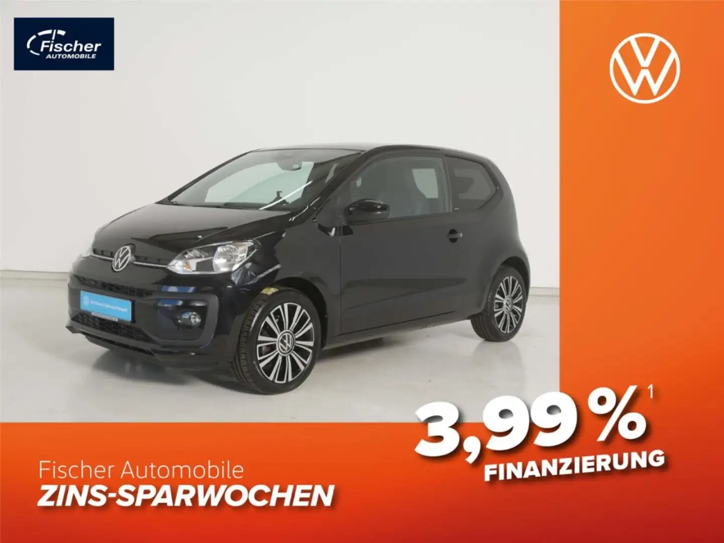 Volkswagen up! Up 1.0 MPI Active 5-Gg. RFK/Klima/SH/DAB+ Schwarz - 1
