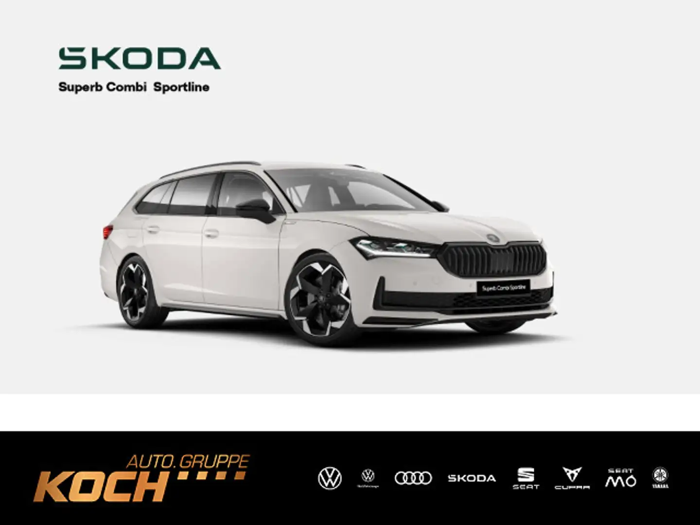Skoda Superb C.Sportline 4x4 2.0 TDI*NAVI*PANODACH*AHK Bianco - 1