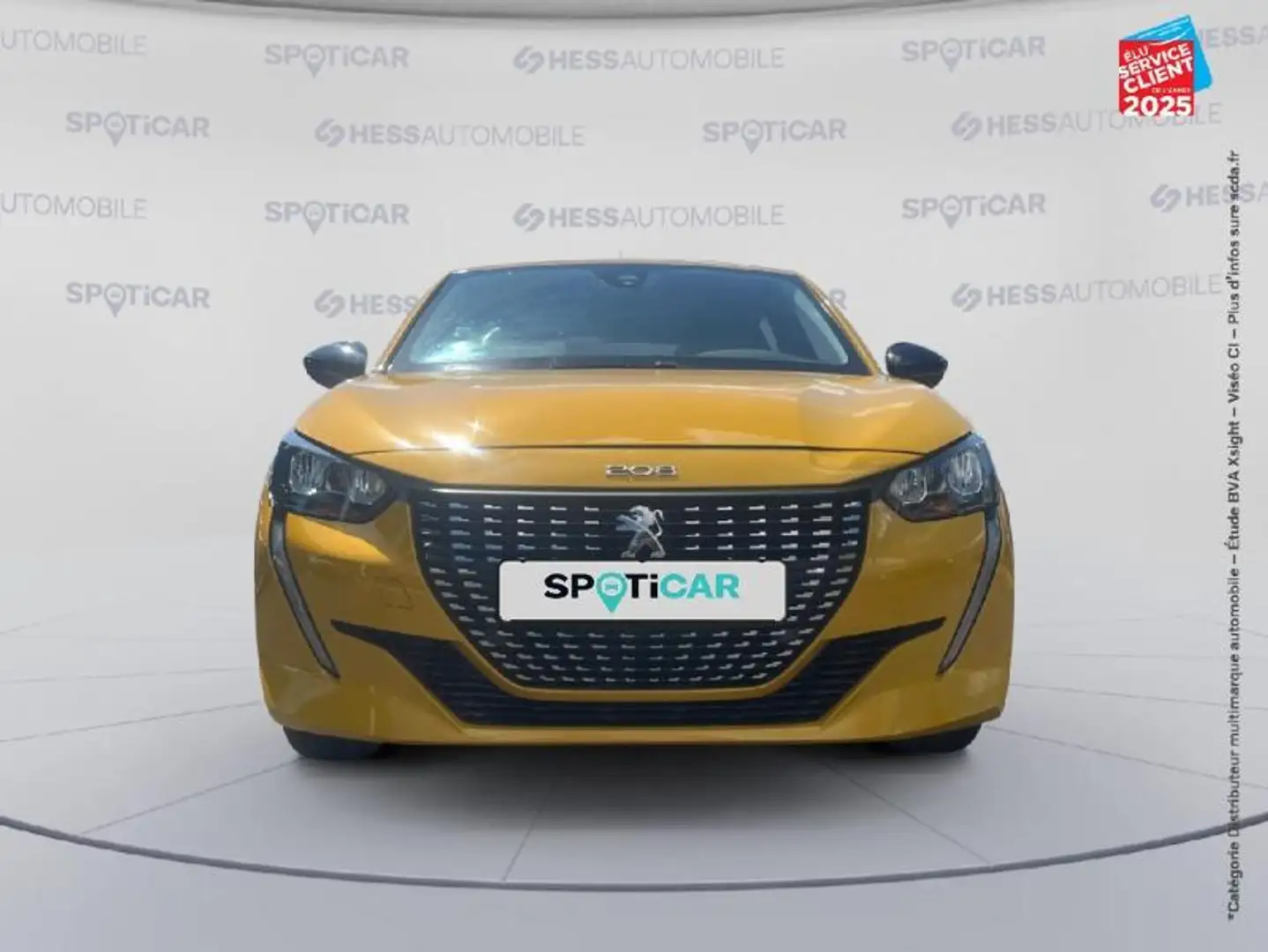 Peugeot 208 1.2 PureTech 100ch S\u0026S Style Jaune - 2