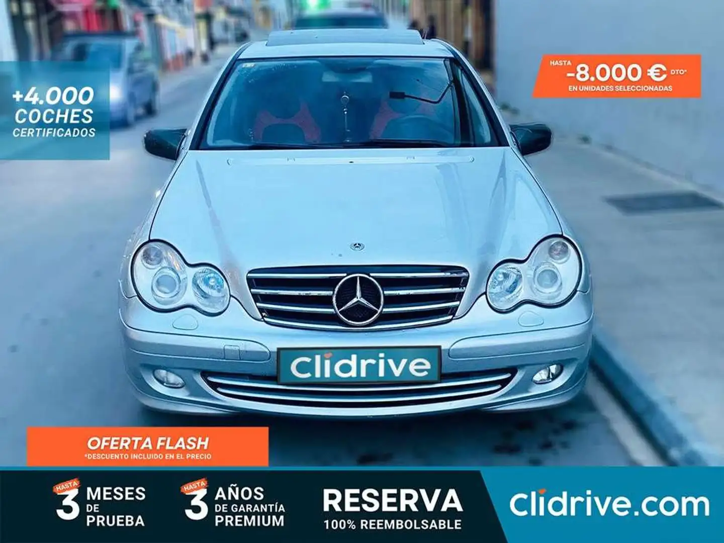 Mercedes-Benz CLK 200 K AVANTGARDE Gris - 1