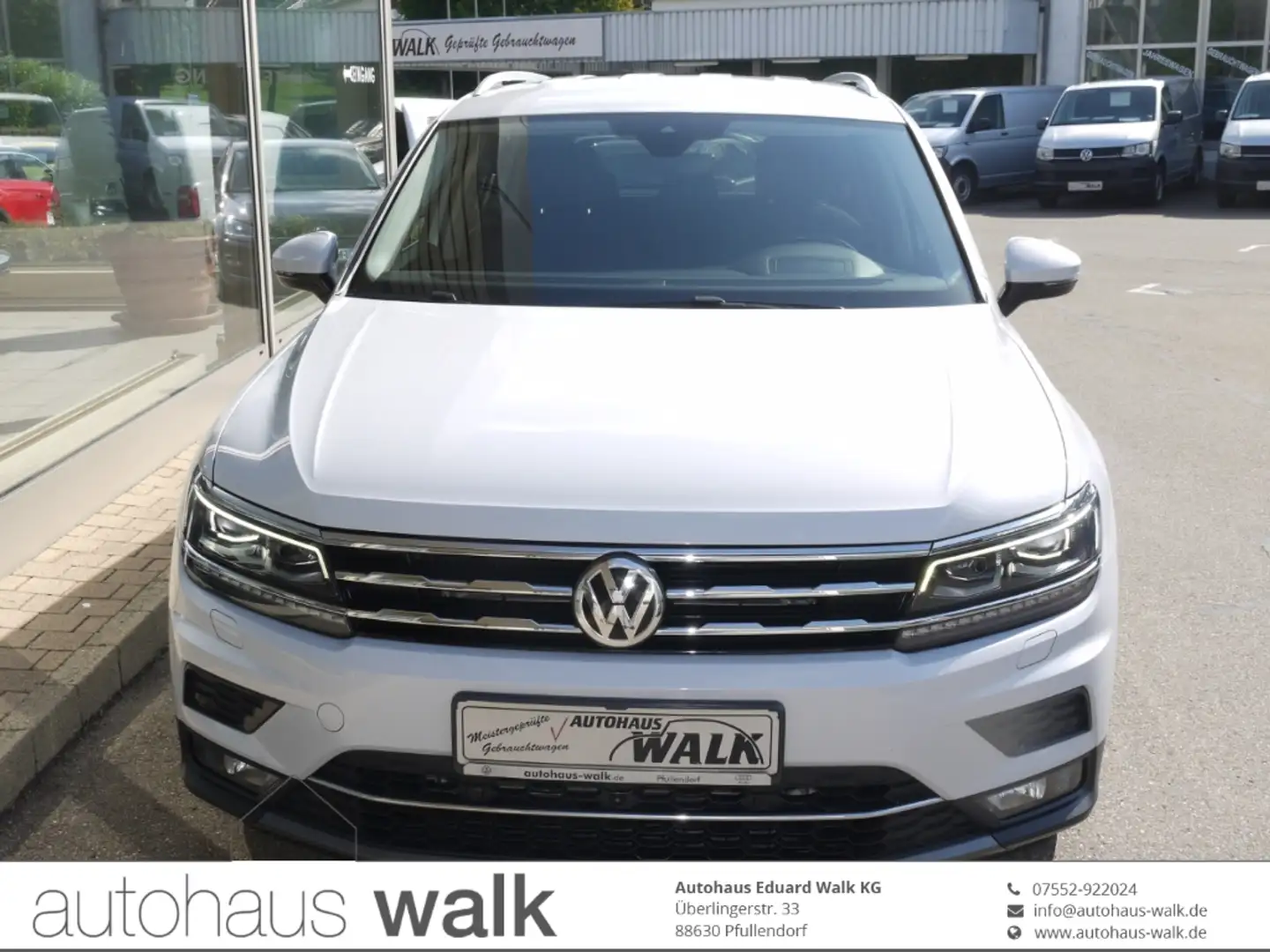 Volkswagen Tiguan Allspace 2.0 TDI DSG 4M Highline 7-S./AHK/NAVI/LED/RFK Blanc - 1