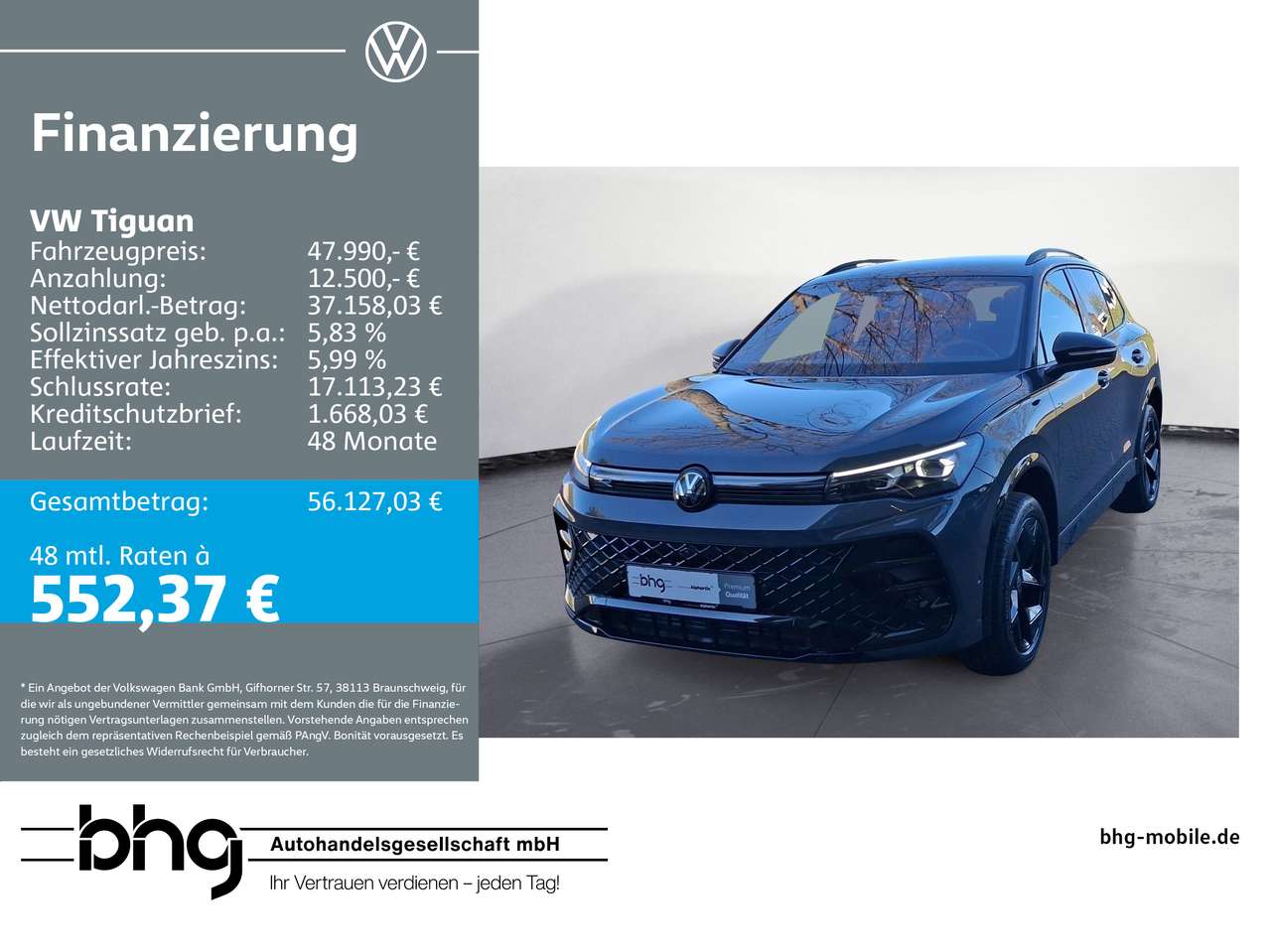 Volkswagen Tiguan — Volkswagen Tiguan 2.0 TDI 4Motion DSG R-Line #Standhzg #IQ.