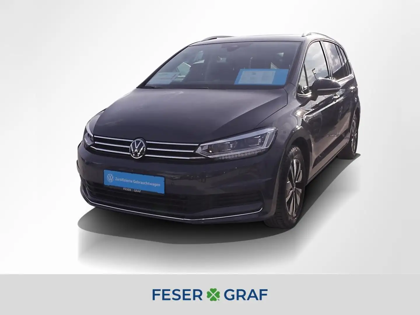 Volkswagen Touran 1.5 TSI Goal DSG 7Si AHK LED Navi Sitzh. Grau - 1