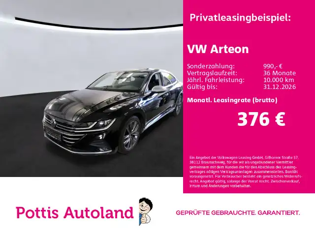 Volkswagen Arteon 2.0 TDI DSG ELEGANCE NAVI LED PDC SITZHZG
