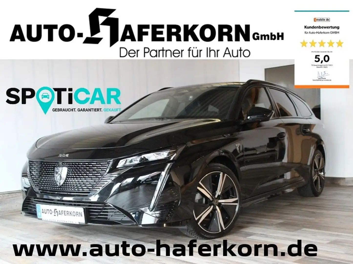 Peugeot 308 SW GT PureTech 130 EAT8*ACC*MATRIX*360° Negro - 1