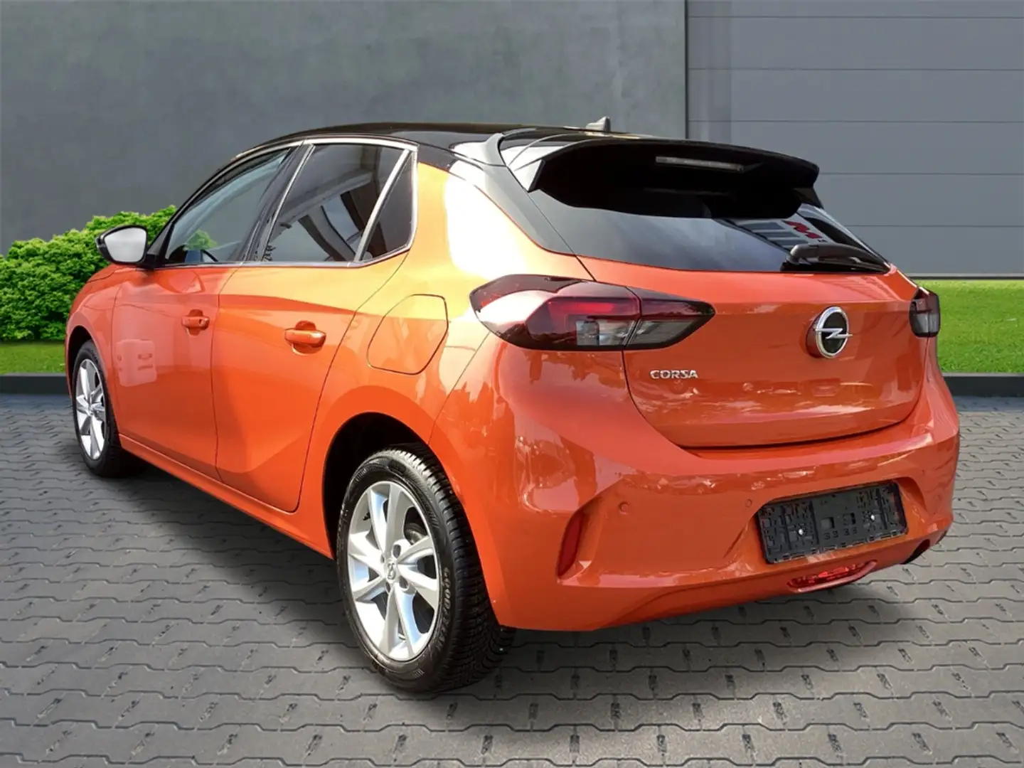 Opel Corsa F Elegance 1.2 Turbo+Alufelgen+Klimaanlage+Sitzhei Orange - 2