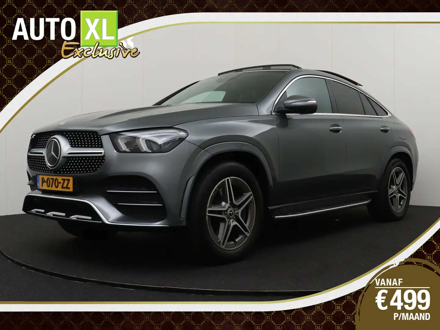 Mercedes-Benz GLE 350 Coupé 350e AMG Pano-dak Burmester Stoelventilatie Gris - 1
