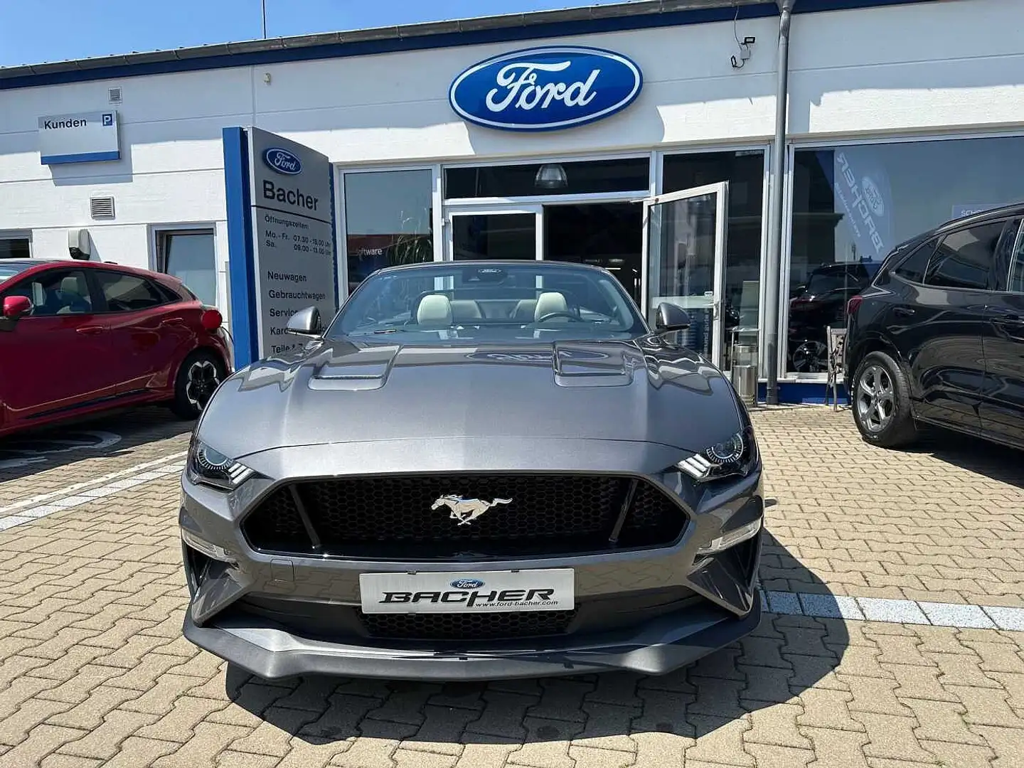 Ford Mustang 5.0 GT V8 *MAGNE-RIDE*NAVI*ACC* Gris - 2