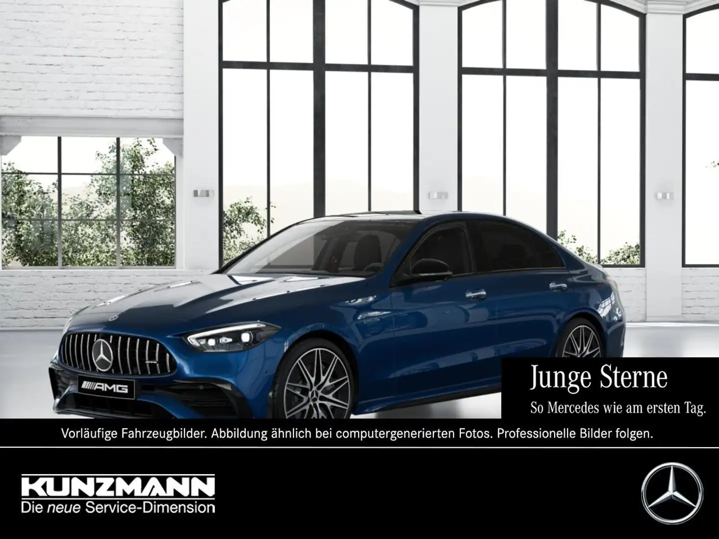 Mercedes-Benz C 43 AMG 4M Night Panorama Distronic HUD 360° Blau - 1