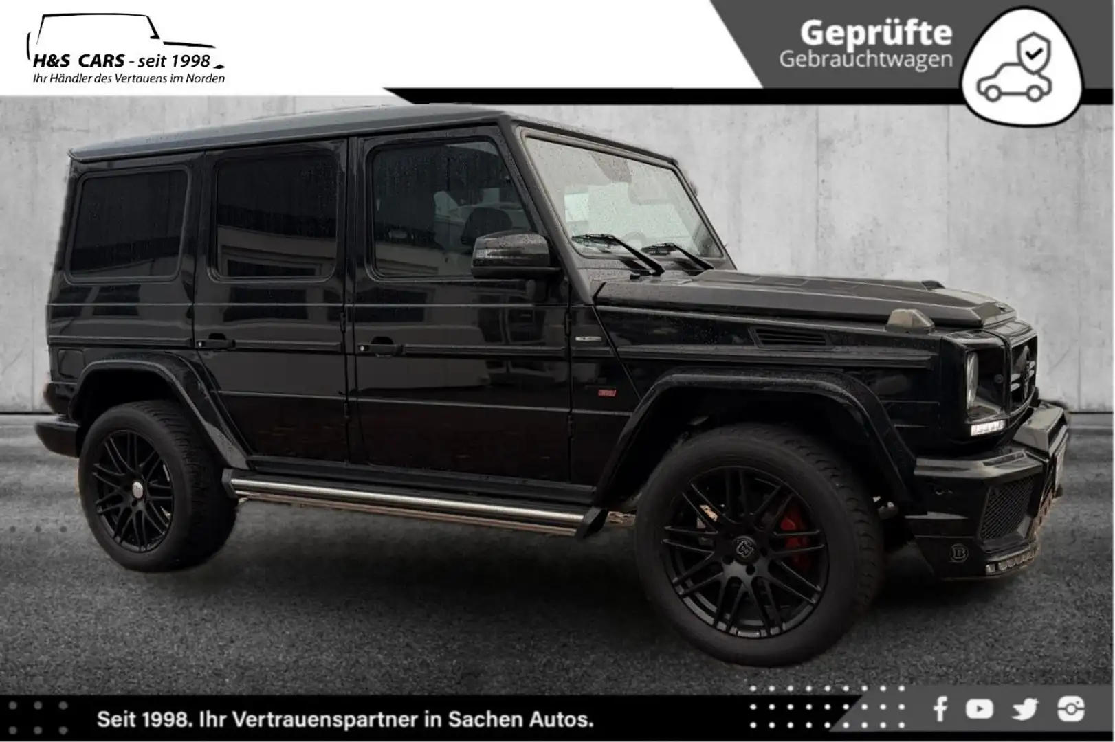 Mercedes-Benz G 320 L CDI BRABUS BI-XEN H&K MEM COM SCHIEB AHK Schwarz - 1