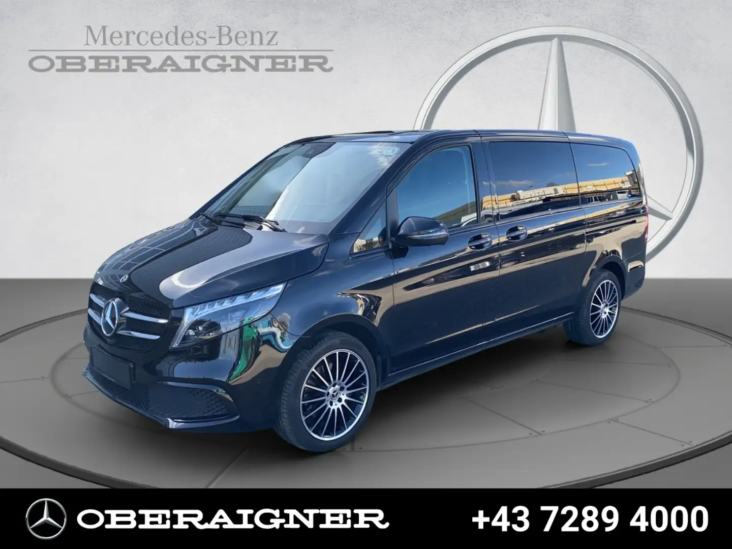 Mercedes-Benz V 300 d 4MATIC AVANTGARDE Lang Night Stdhzg FAP Schwarz - 2