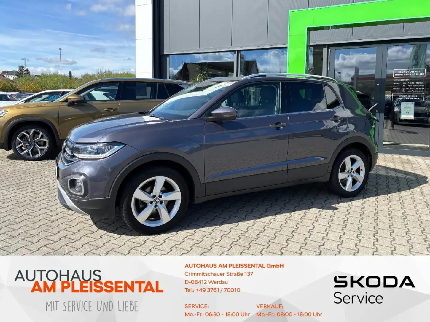Volkswagen T-Cross Style 81 kW PDC*SHZ*Kamera* Grijs - 1