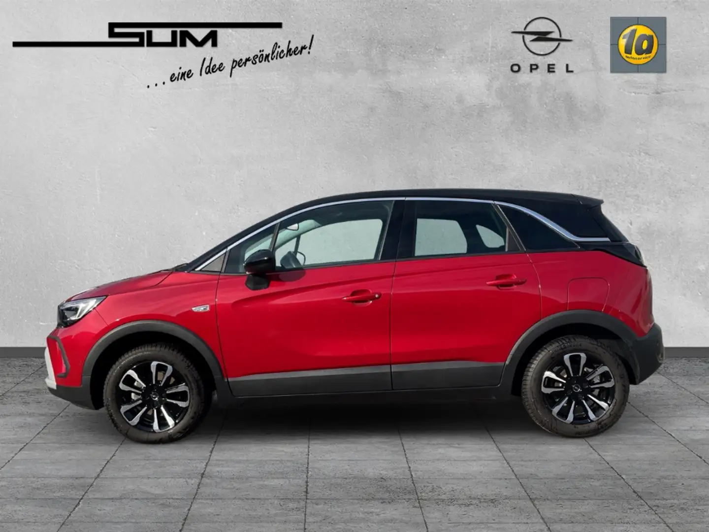 Opel Crossland 1.2 Turbo AT Elegance Navi AHK Rouge - 2