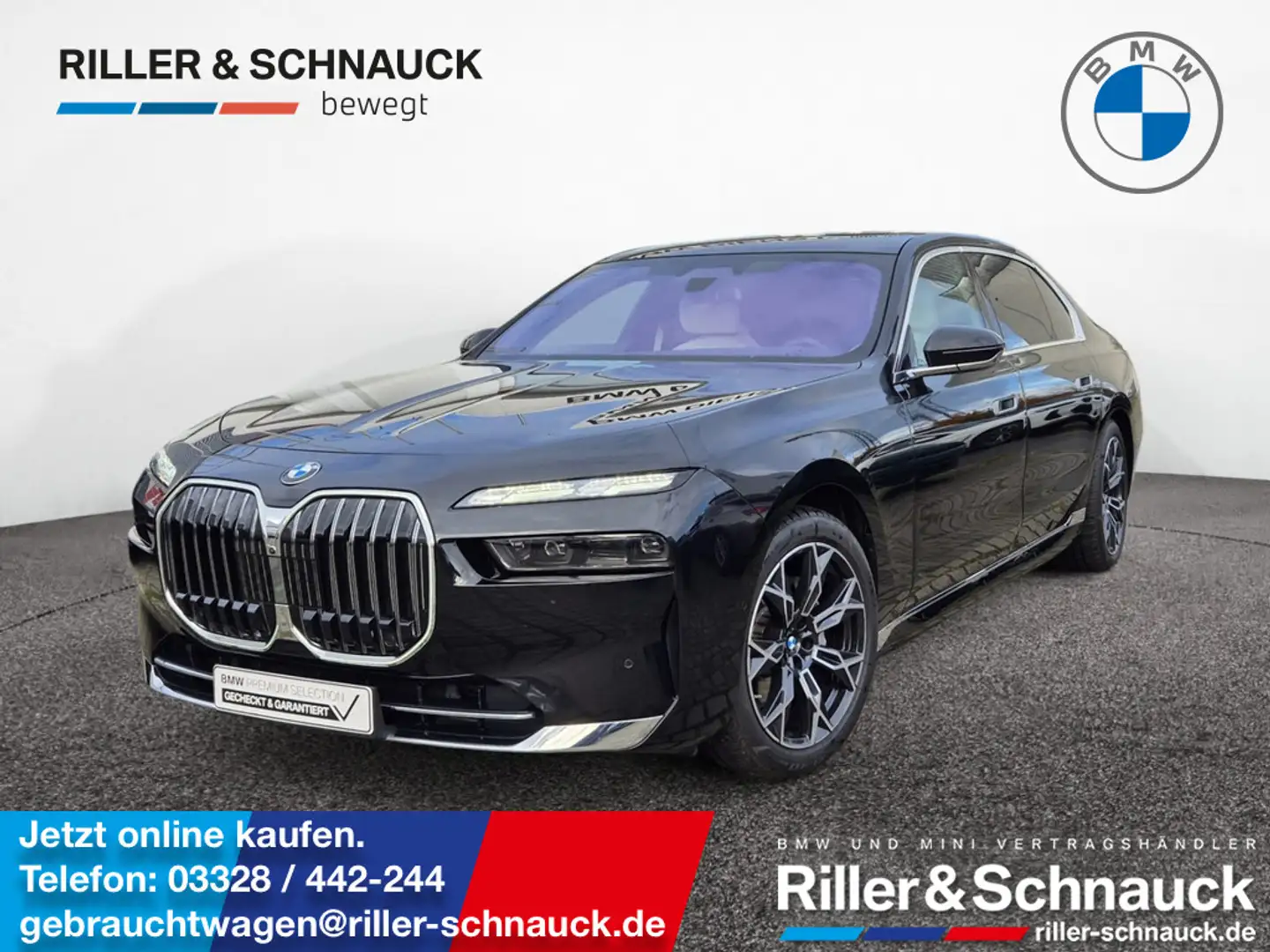 BMW 740 d xDrive TV+AUTOMATC DOORS+LOUNGE SEATING Noir - 1