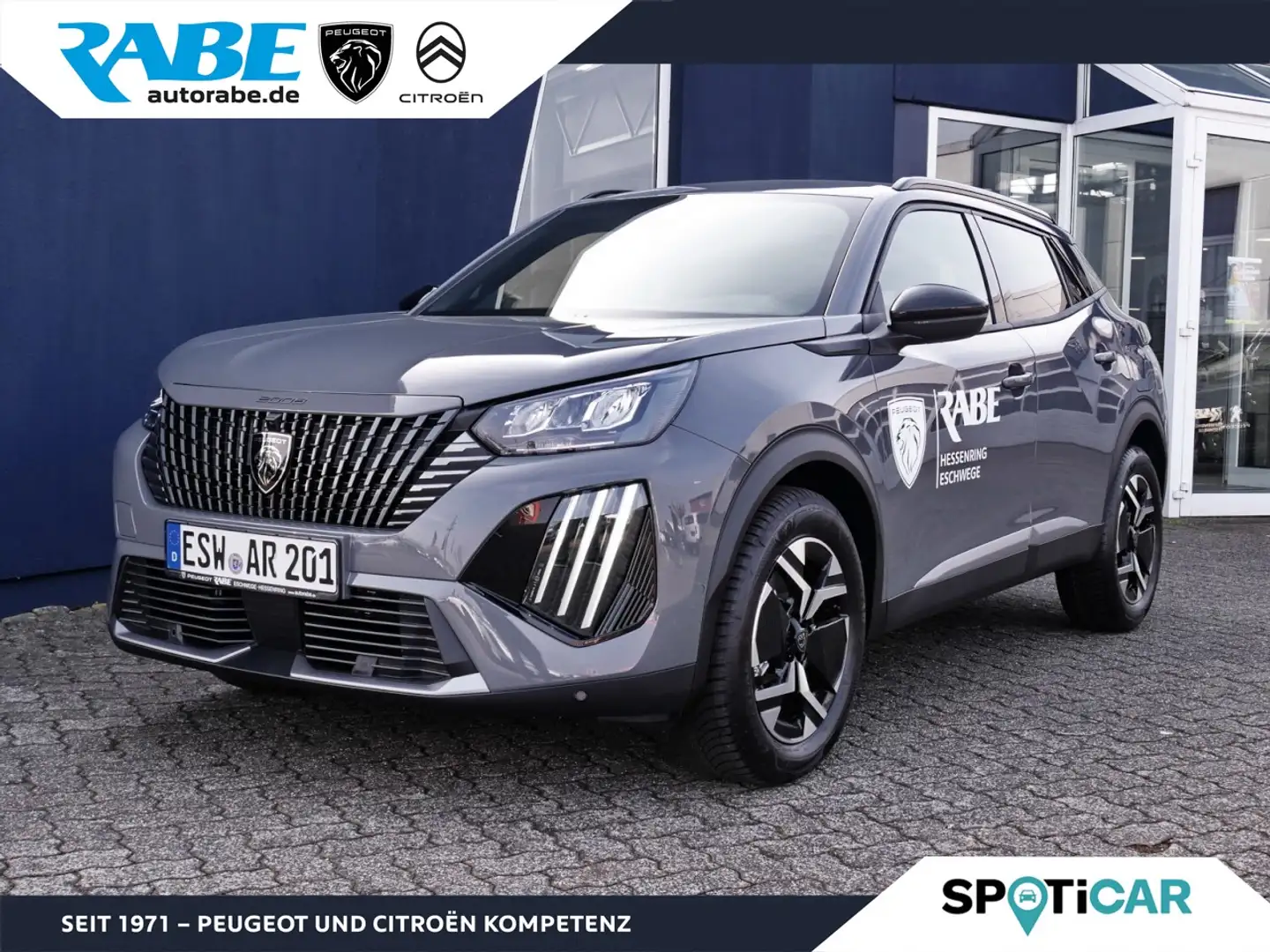 Peugeot 2008 Allure 136 Hybrid Navi+KeyFree+ACC+Sitzhzg. Klima Grau - 1