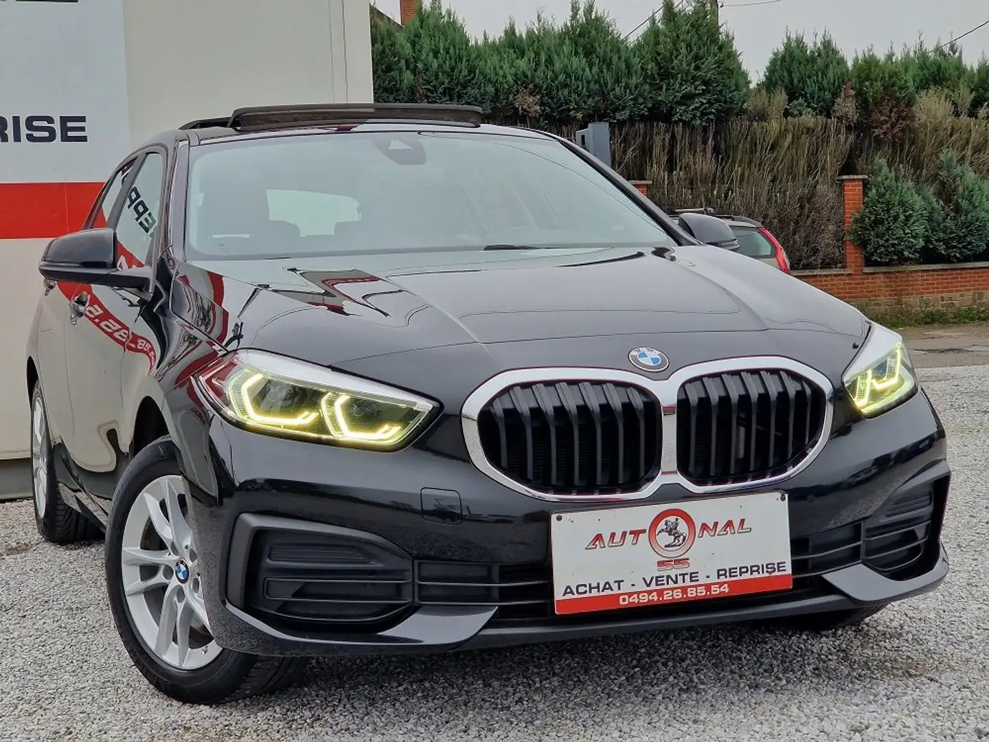 BMW 116 d 116CH CARNET*XENON*GPS*TOIT OUVRANT PANO*PDC Noir - 2