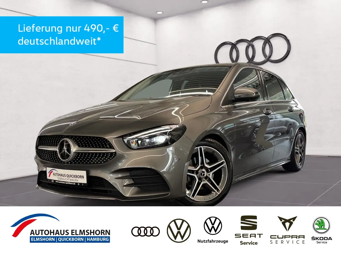 Mercedes-Benz B 180 AMG Line STHZG BURMESTER MULTIBEAM 360 PARK Grau - 1