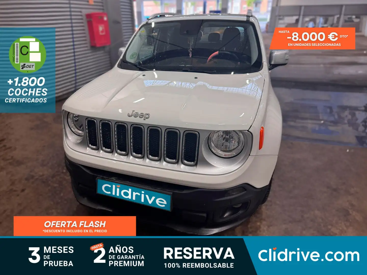 Jeep Renegade 1.6Mjt Limited 4x2 DDCT 88kW Blanco - 1