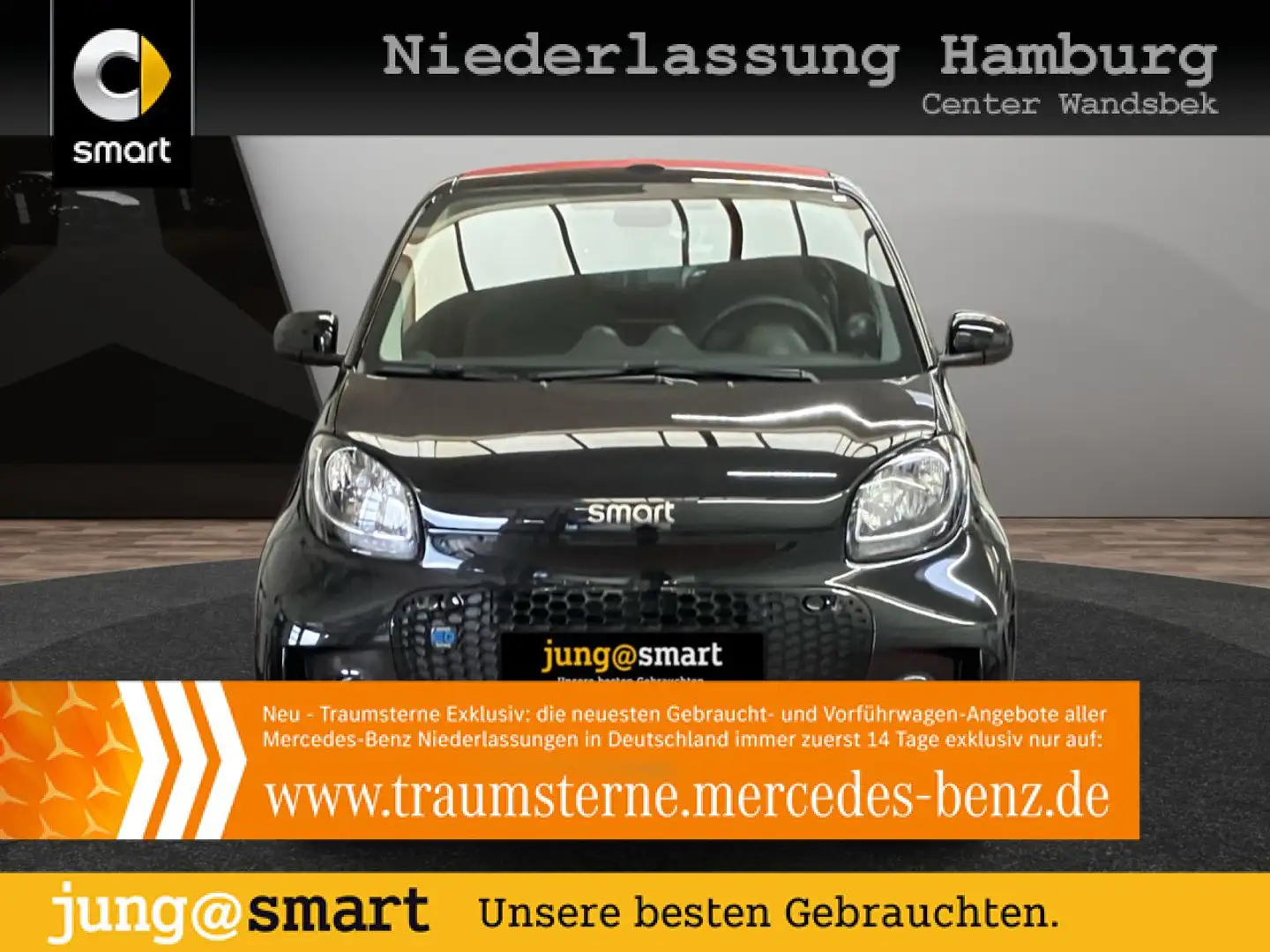 smart forTwo EQ 60kWed prime SHZ PDC+Kamera Dig Radio Schwarz - 1