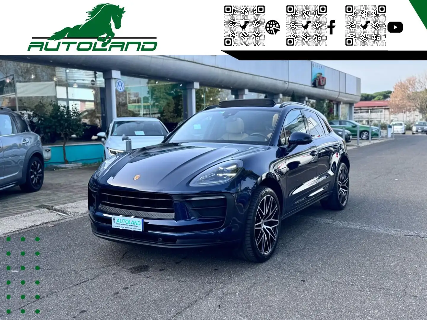 Porsche Macan 2.0 Full Optional Tetto Panoramico BOSE 265CV Bleu - 1