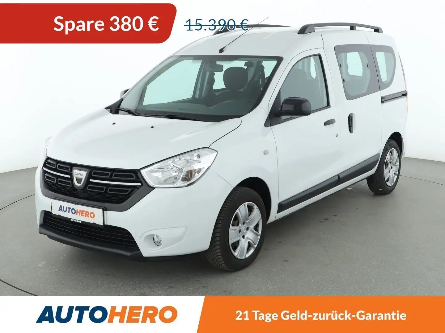 Dacia Dokker 1.3 TCe Comfort*KLIMA*BLUETOOTH*USB*GARANTIE* Weiß - 1