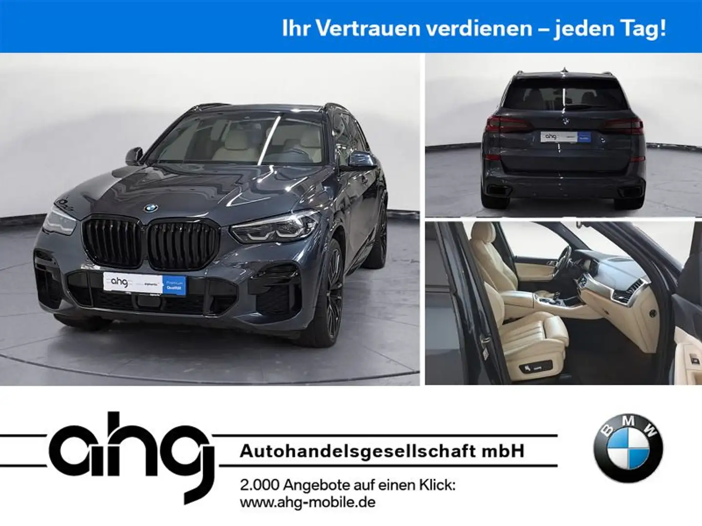 BMW X5 xDrive30d M Sportpaket Anhängerkupplung Adapt Grau - 1