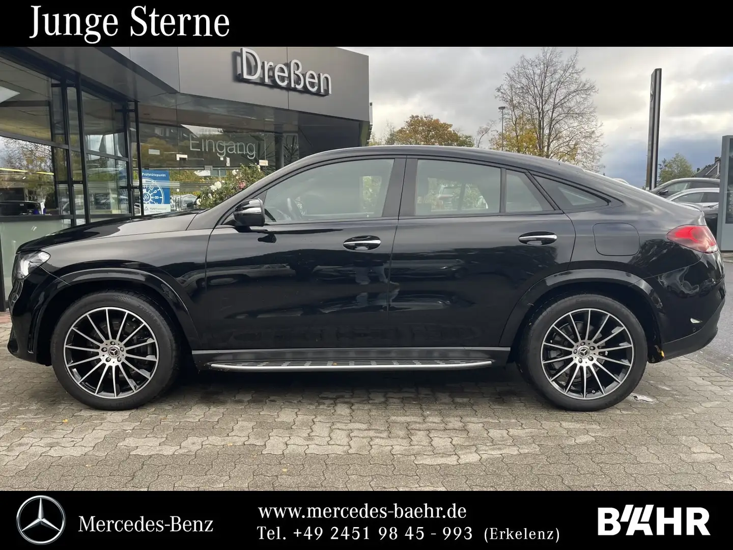 Mercedes-Benz GLE 350 GLE 350 e 4M Coupé AMG+Night/Pano/AHK/Distronic Schwarz - 2