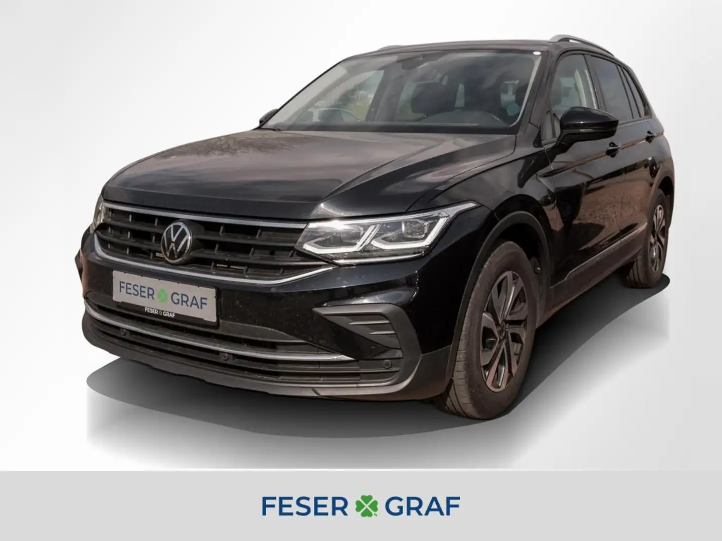 Volkswagen Tiguan 2.0 TDI Active DSG Pano/AHK/Matrix/elHckl Nero - 1