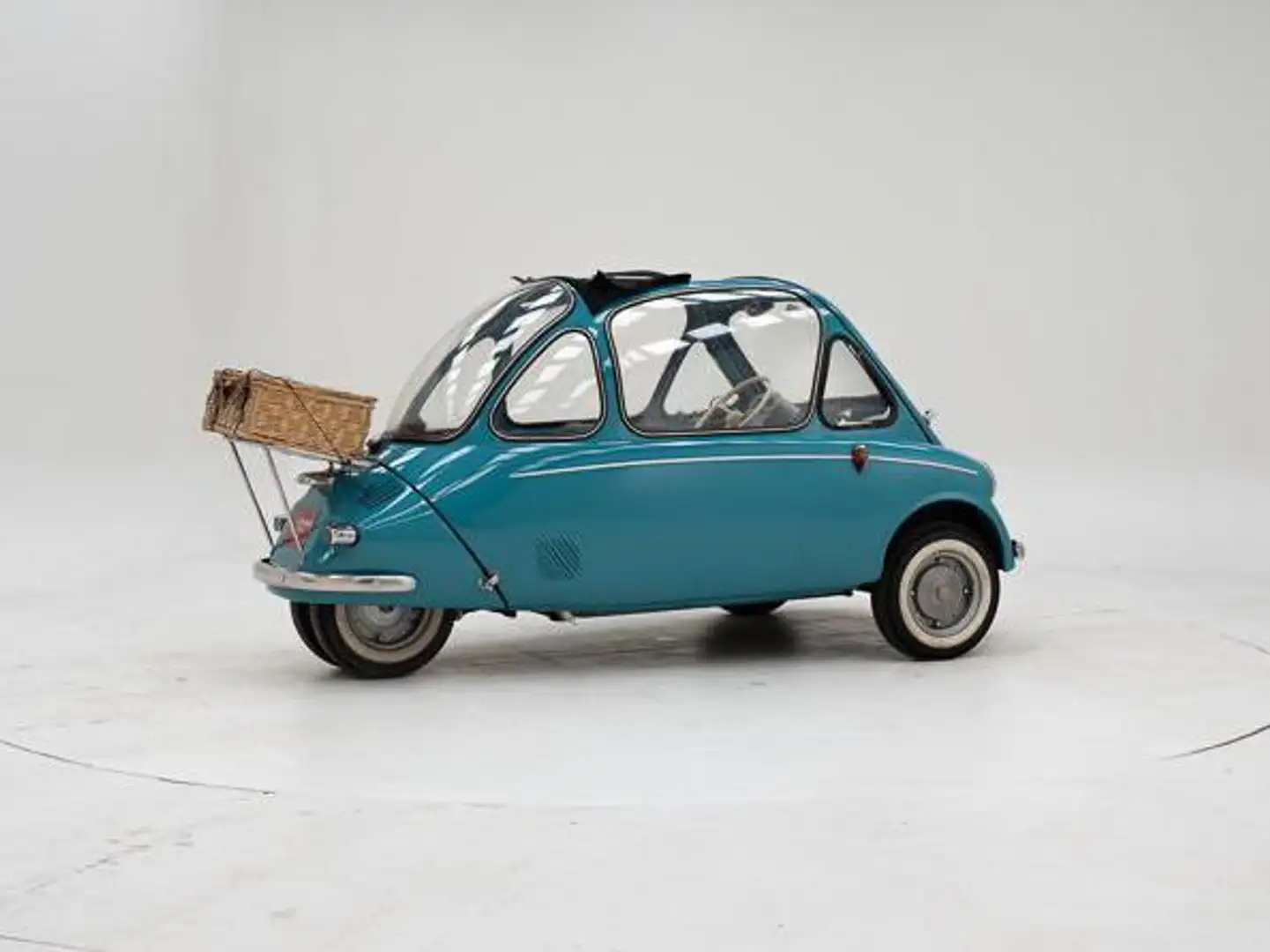 Oldtimer Heinkel Kabine 154 '58 CH12894 Blauw - 2