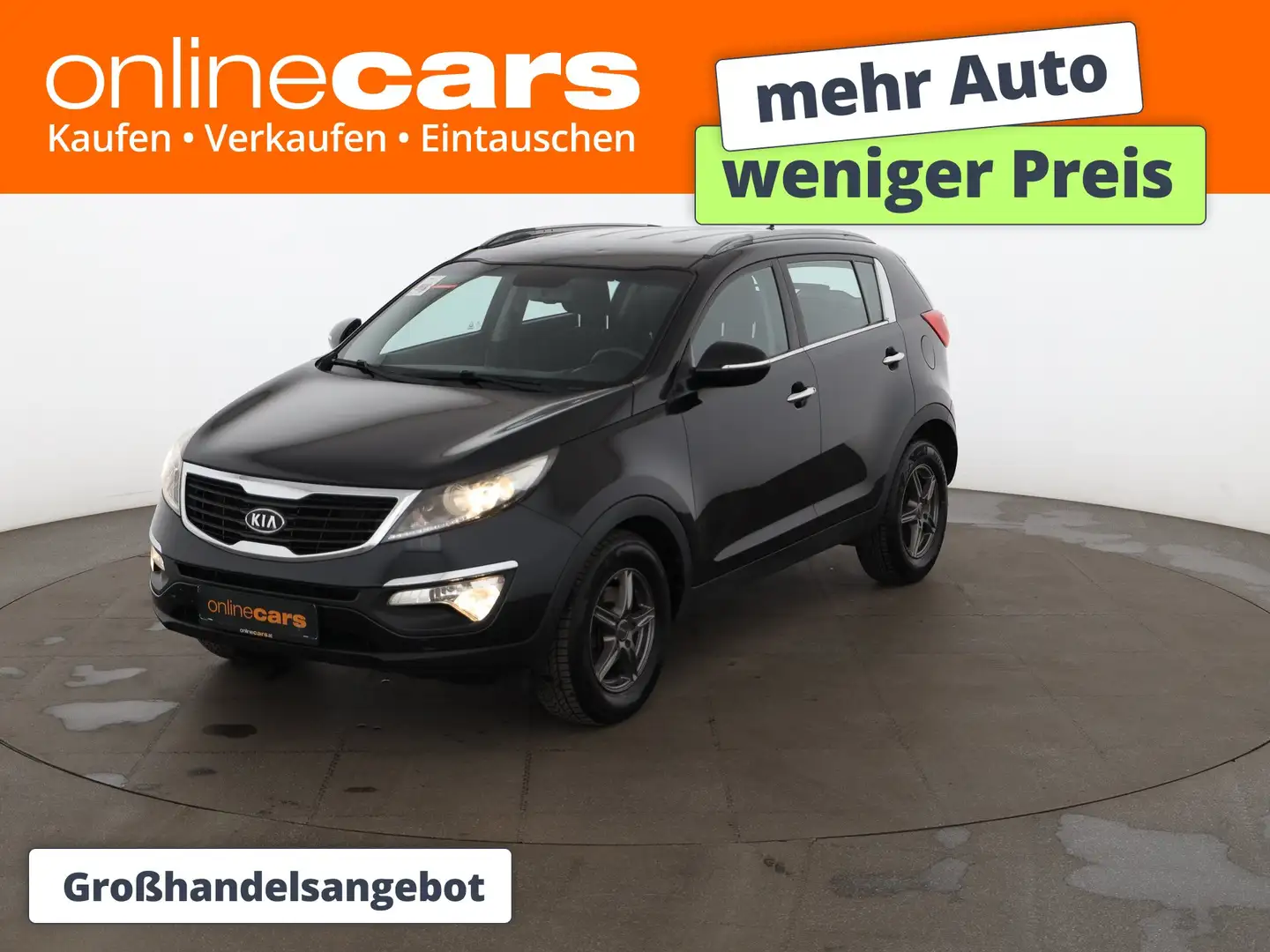 Kia Sportage 1.6 GDI PARKHILFE KLIMA-AUTOMATIK Schwarz - 1