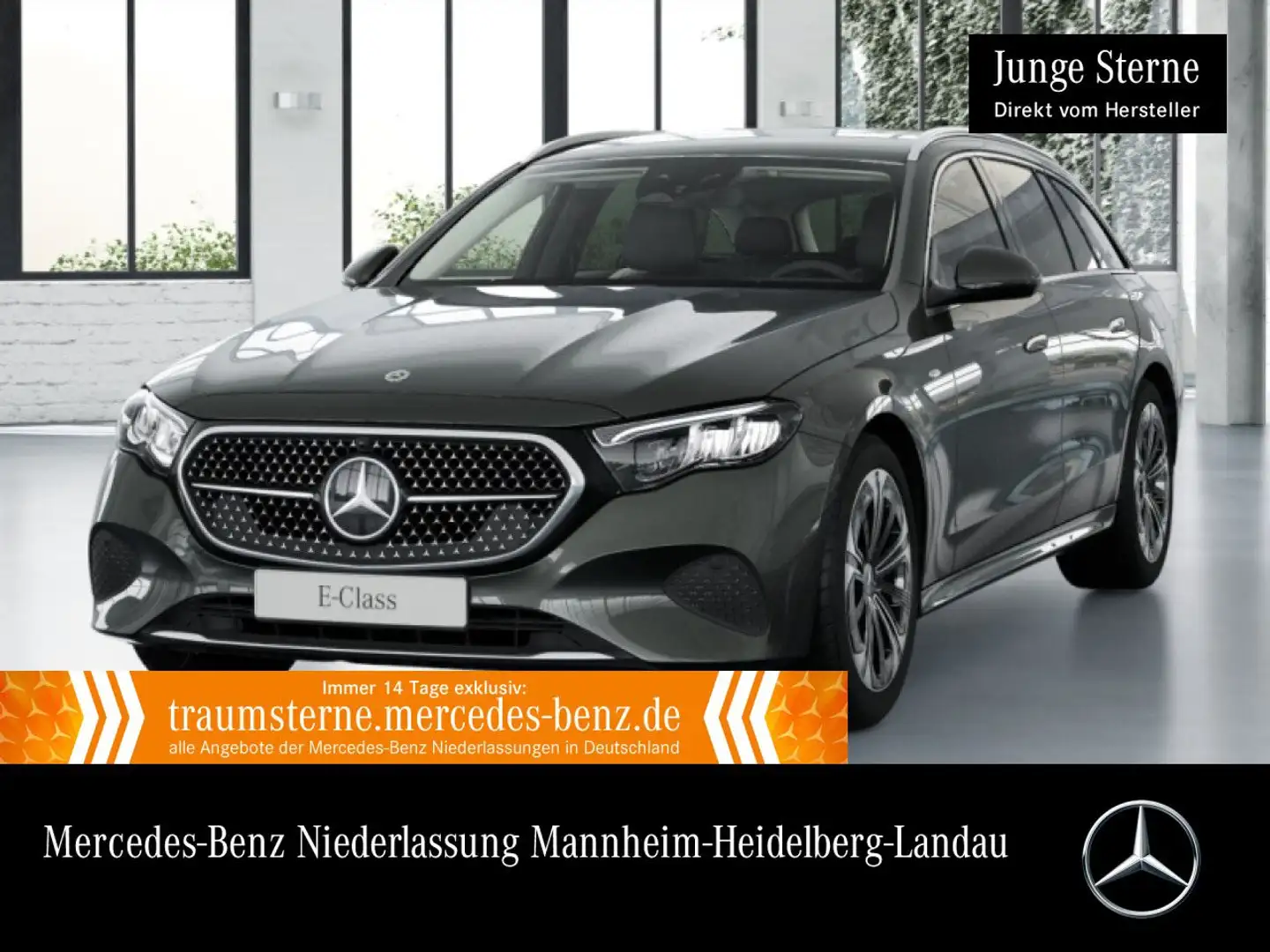 Mercedes-Benz E 300 e T Hybrid Avantgarde Fahrass 360° Distr. 9G Gris - 1
