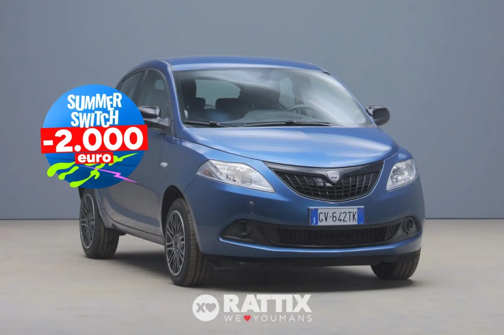 Lancia Ypsilon 1.0 Firefly Hybrid 70CV Silver 5p.ti Nero - 1