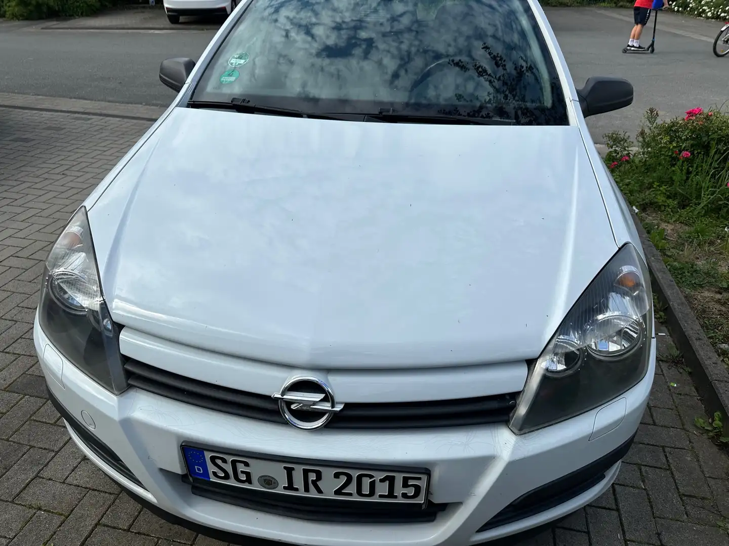Opel Astra h kleinwagen Wit - 1