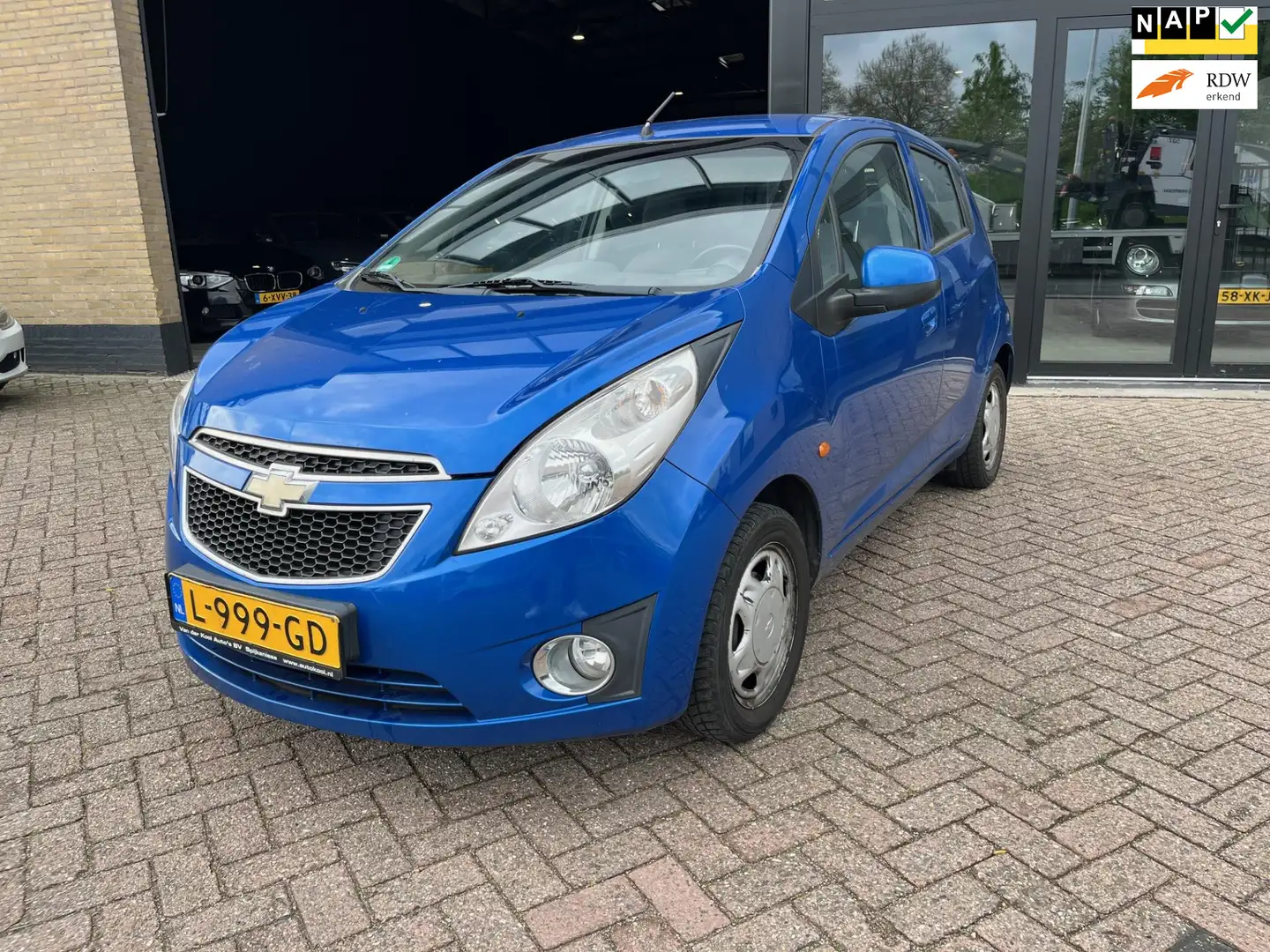 Chevrolet Spark 1.0 16V L, Airco, 5 deurs , Nwe APK Albastru - 1