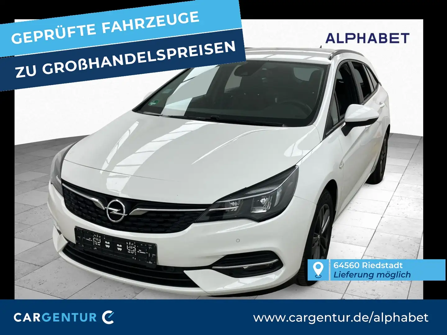 Opel Astra K 1.5 D Edition AHK LED AUT Weiß - 1