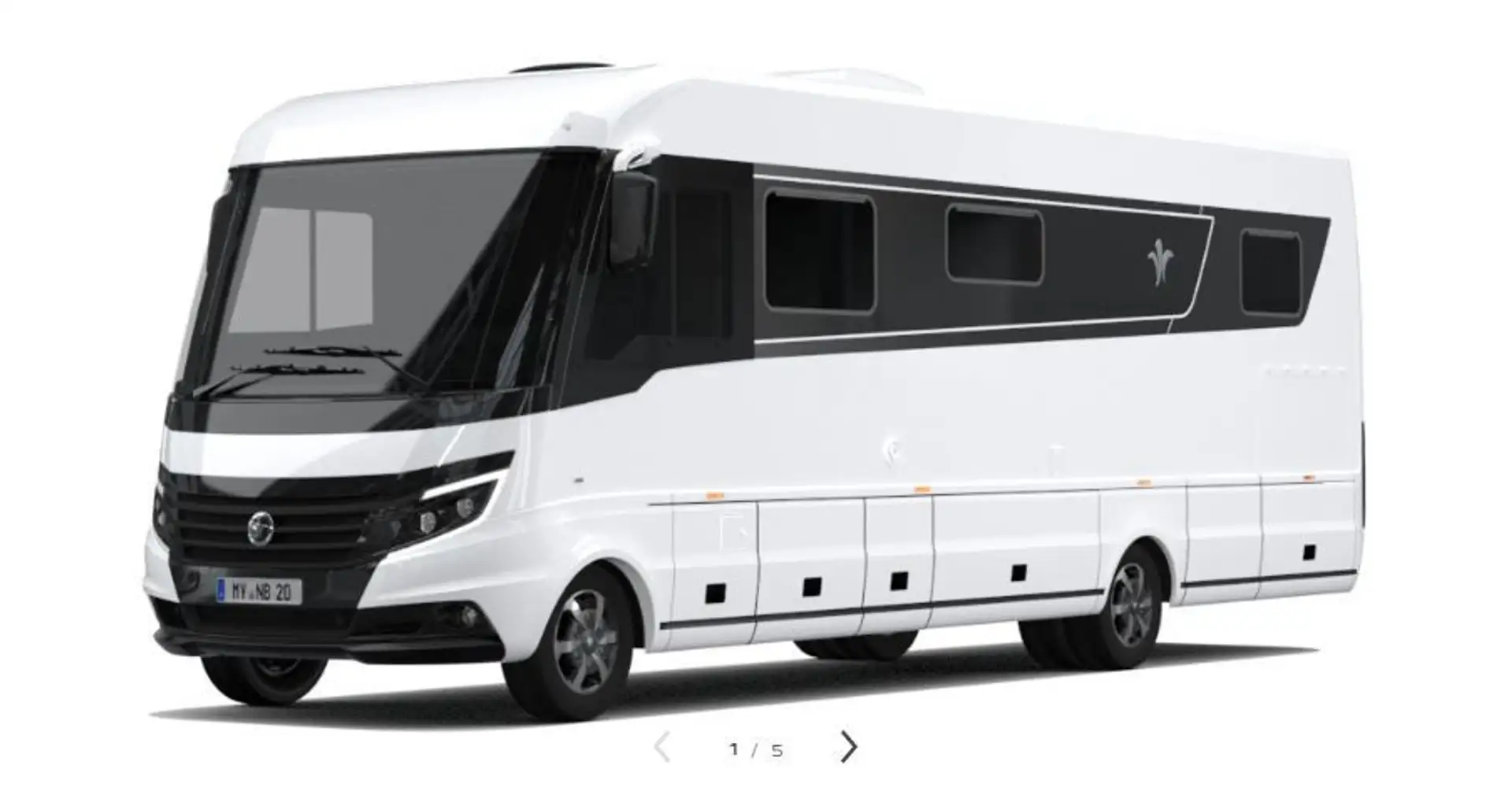 Autres Flair 880, Active Air,Gastank,600 Ah,Klima,AHK Blanc - 1