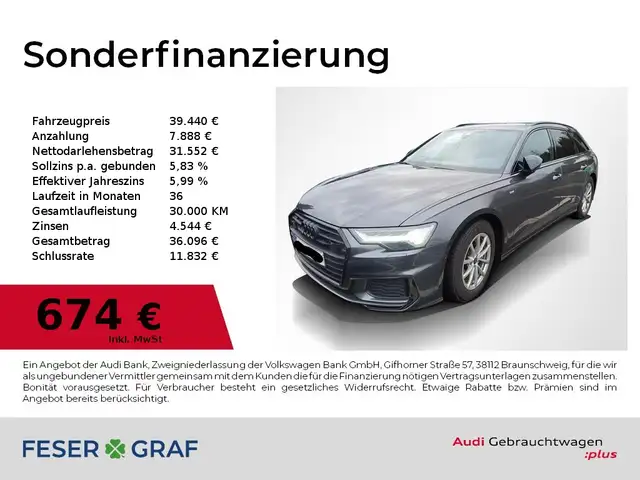 Audi A6 Avant 40 TDI sport quattro S line Matrix / ACC / B