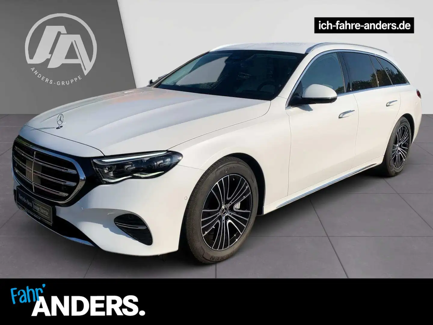 Mercedes-Benz E 200 T Exclusive+Burm+HUD+Distr+Sitzkli+DIGITAL Blanco - 1
