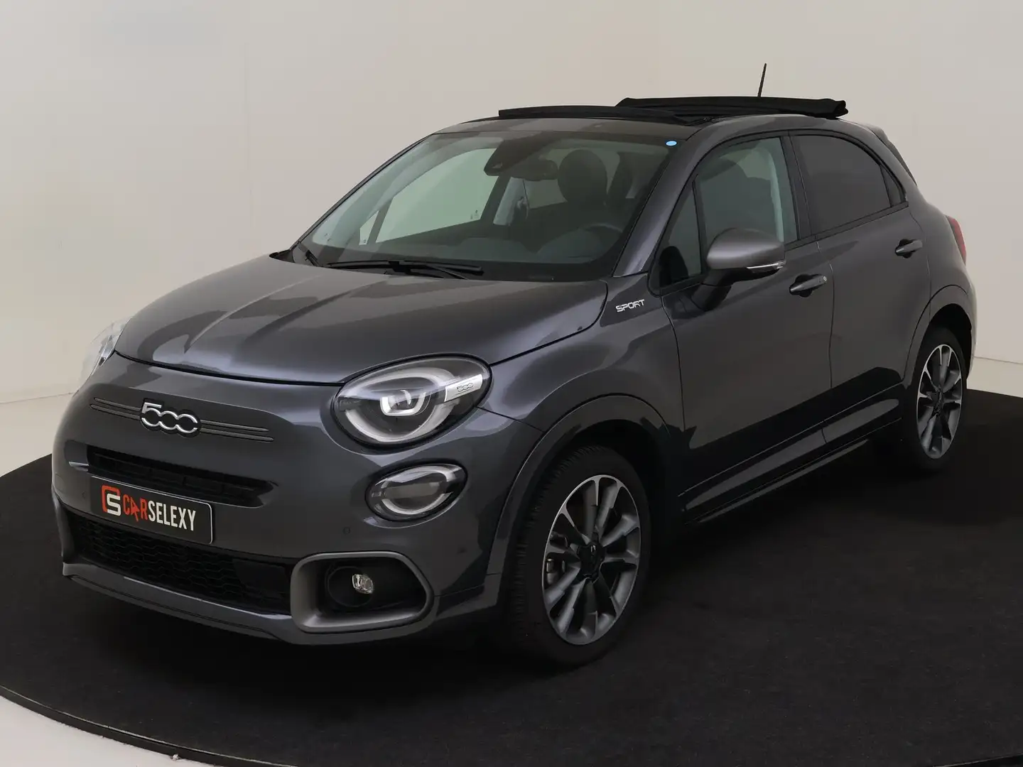 Fiat 500X 1.5 Hybrid 130pk DCT Sport [Cabrio + Carplay] Grijs - 2
