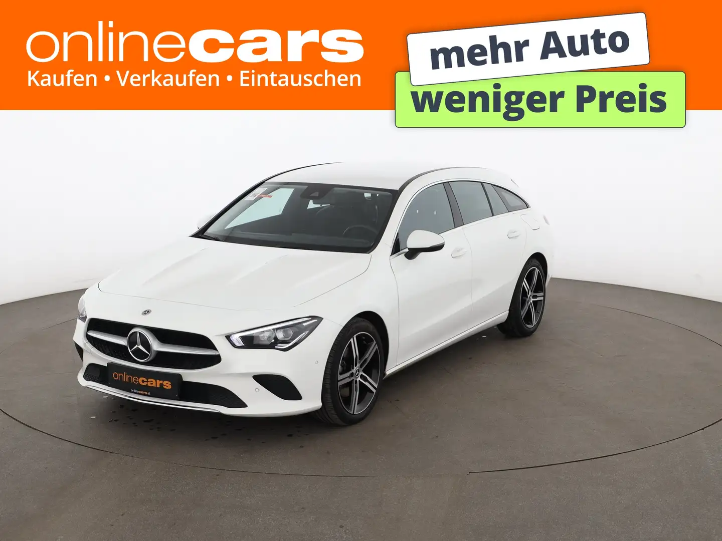 Mercedes-Benz CLA 200 d SB Progressive Aut LED LEDER NAVI SITZHZ Weiß - 1