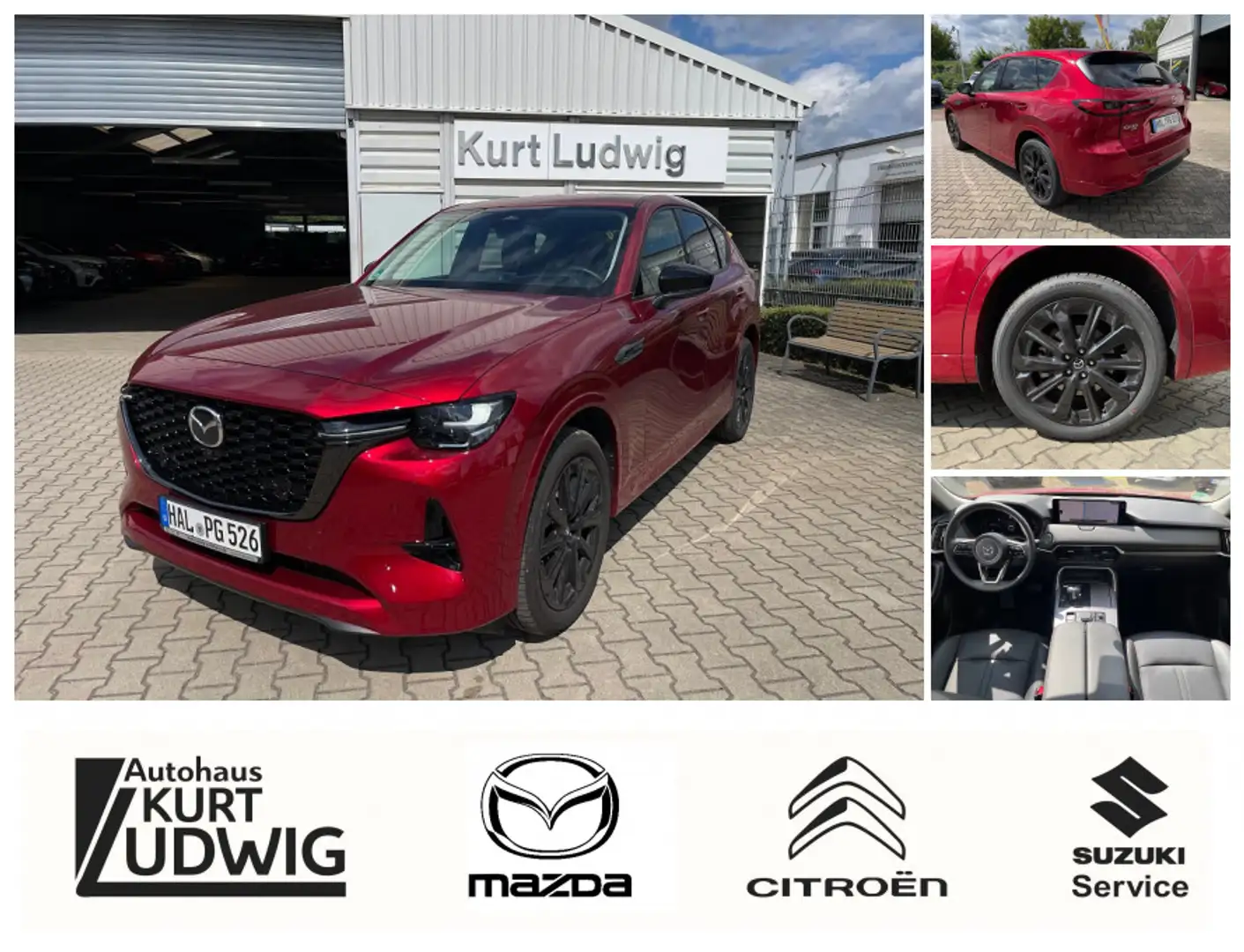 Mazda CX-60 e-SKYACTIV-D 254 AL-HOMURA P-GSD DA-P CON-P PRE-CO Rot - 1