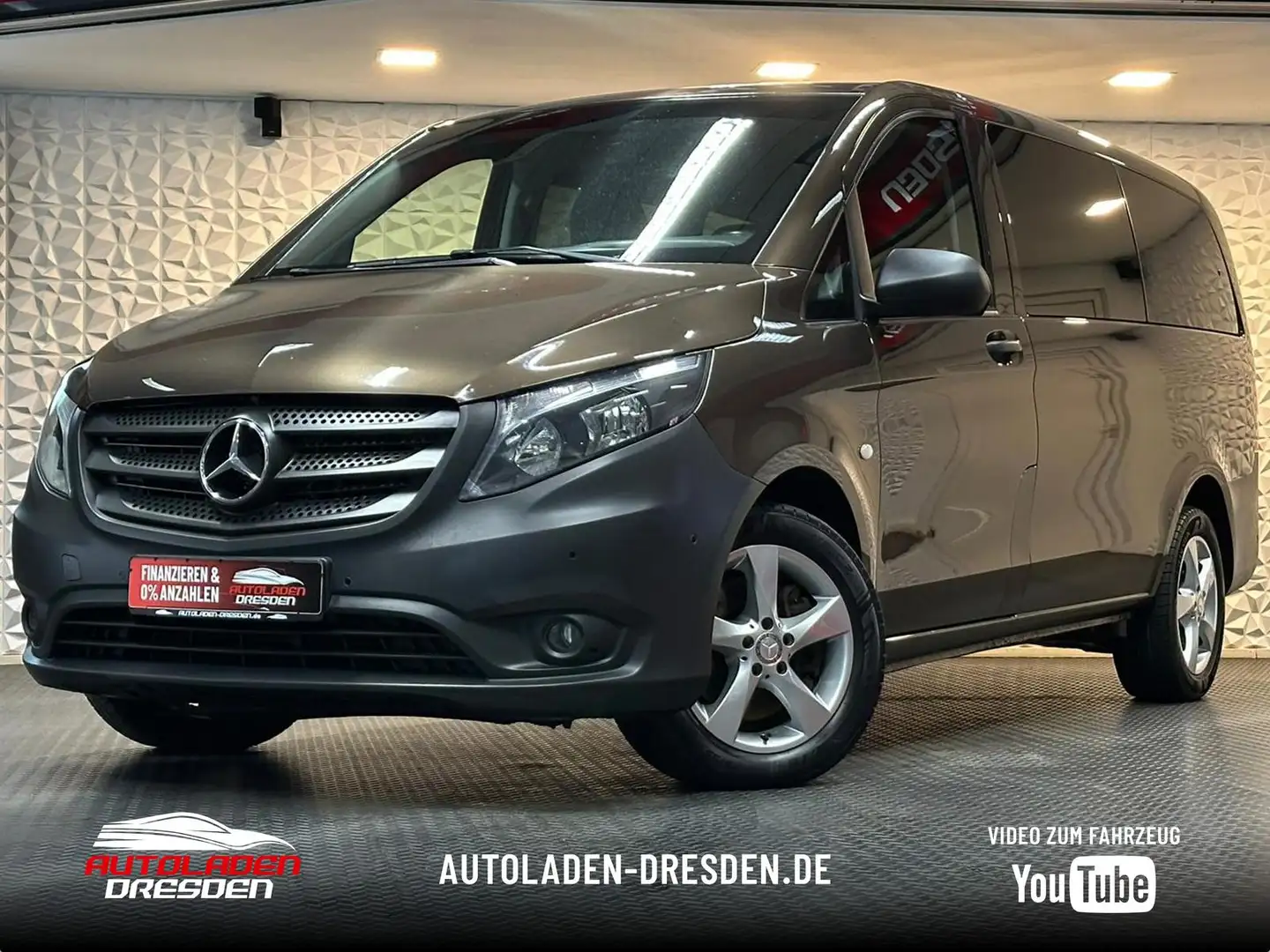 Mercedes-Benz Vito 119CDI 4x4 MIXTO LANG* TEMPO#SHZ#SH#AHK#PDC Brun - 1