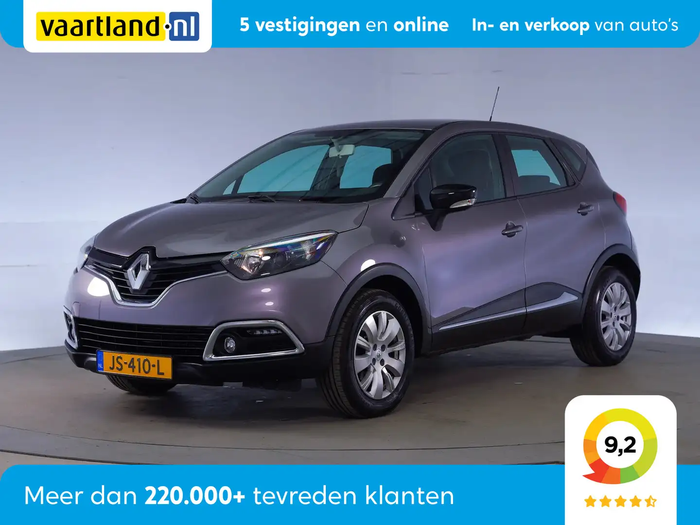 Renault Captur 1.2 TCe Expression 120PK! Aut. [ Trekhaak Navi Cru Gris - 1