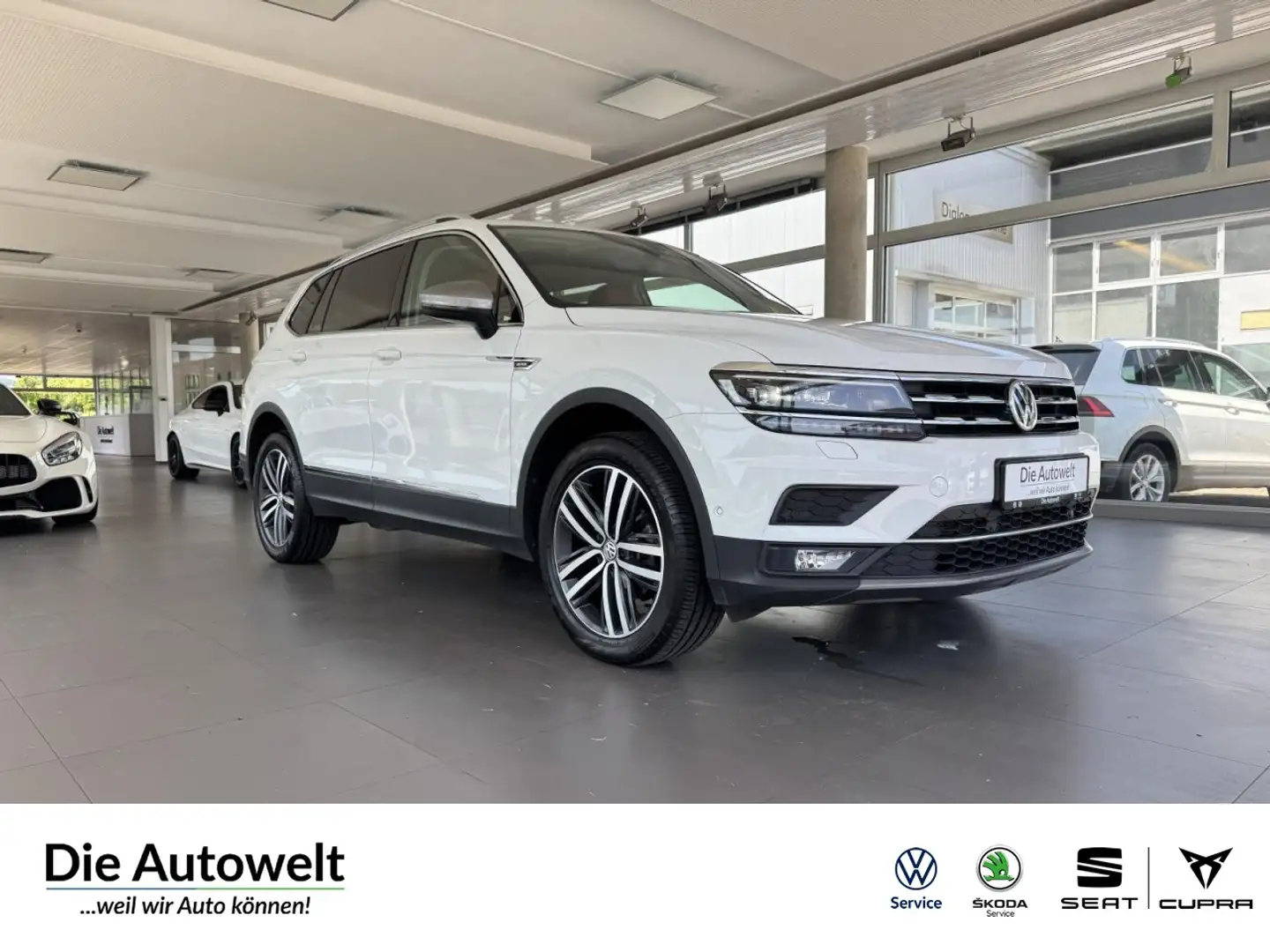 Volkswagen Tiguan Allspace Highl. 2.0 TDI 4M DSG 7 SI NAVI Wit - 1