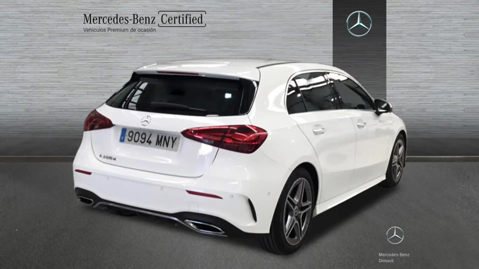 Mercedes-Benz A 200 -CLASS D Blanc - 2