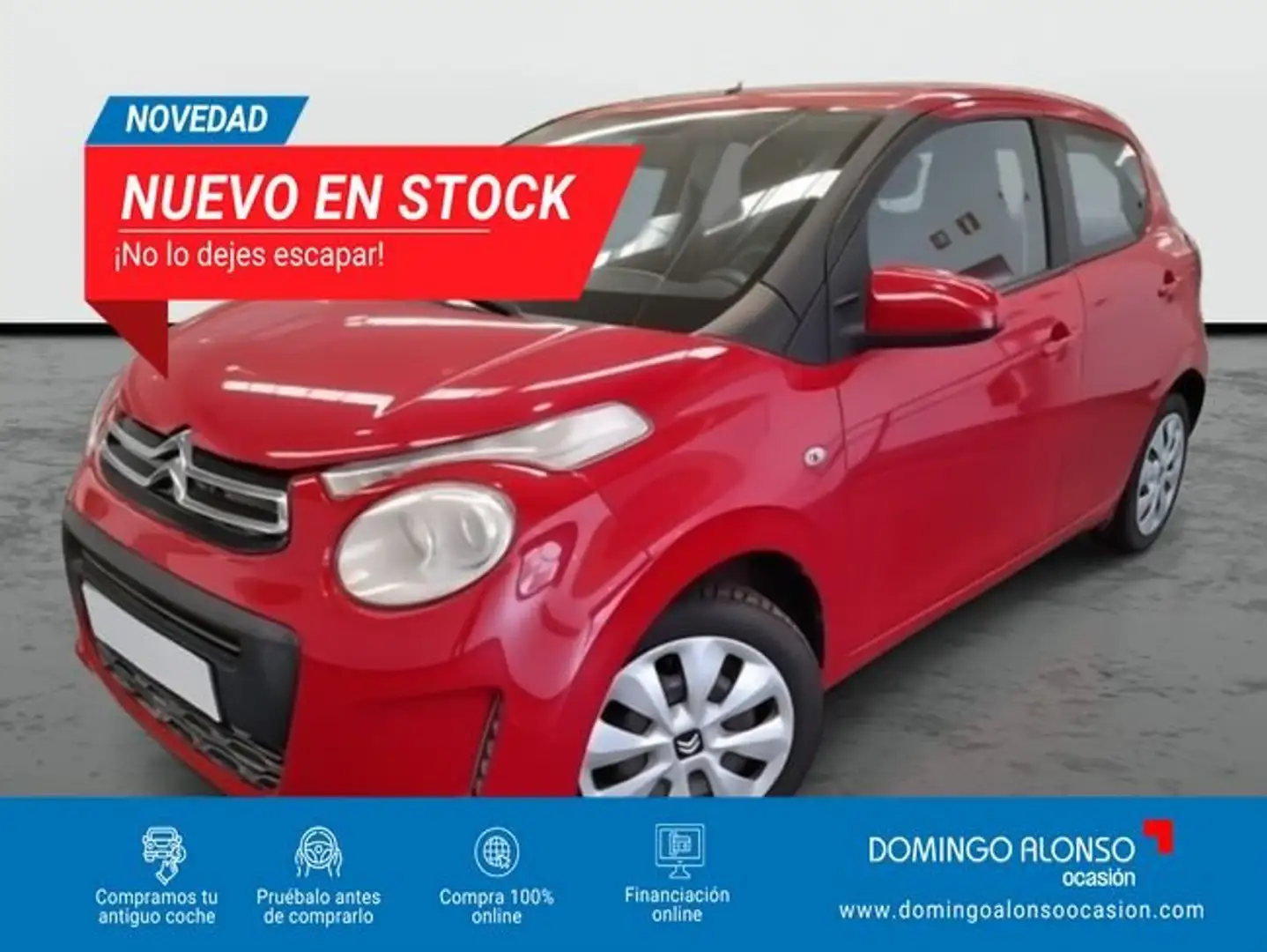 Citroen C1 PureTech 82cv FEEL 5 Puertas Rojo - 1