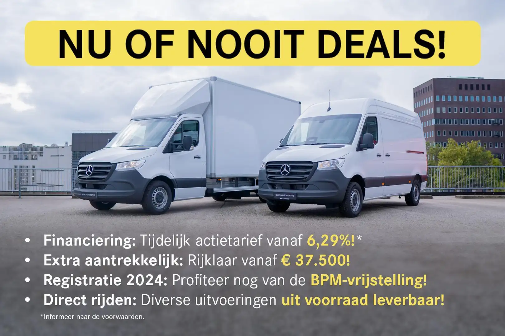 Mercedes-Benz Sprinter 315 L2/H2 Automaat Pro | BPM Vrij | Smartphone Int Blanc - 2