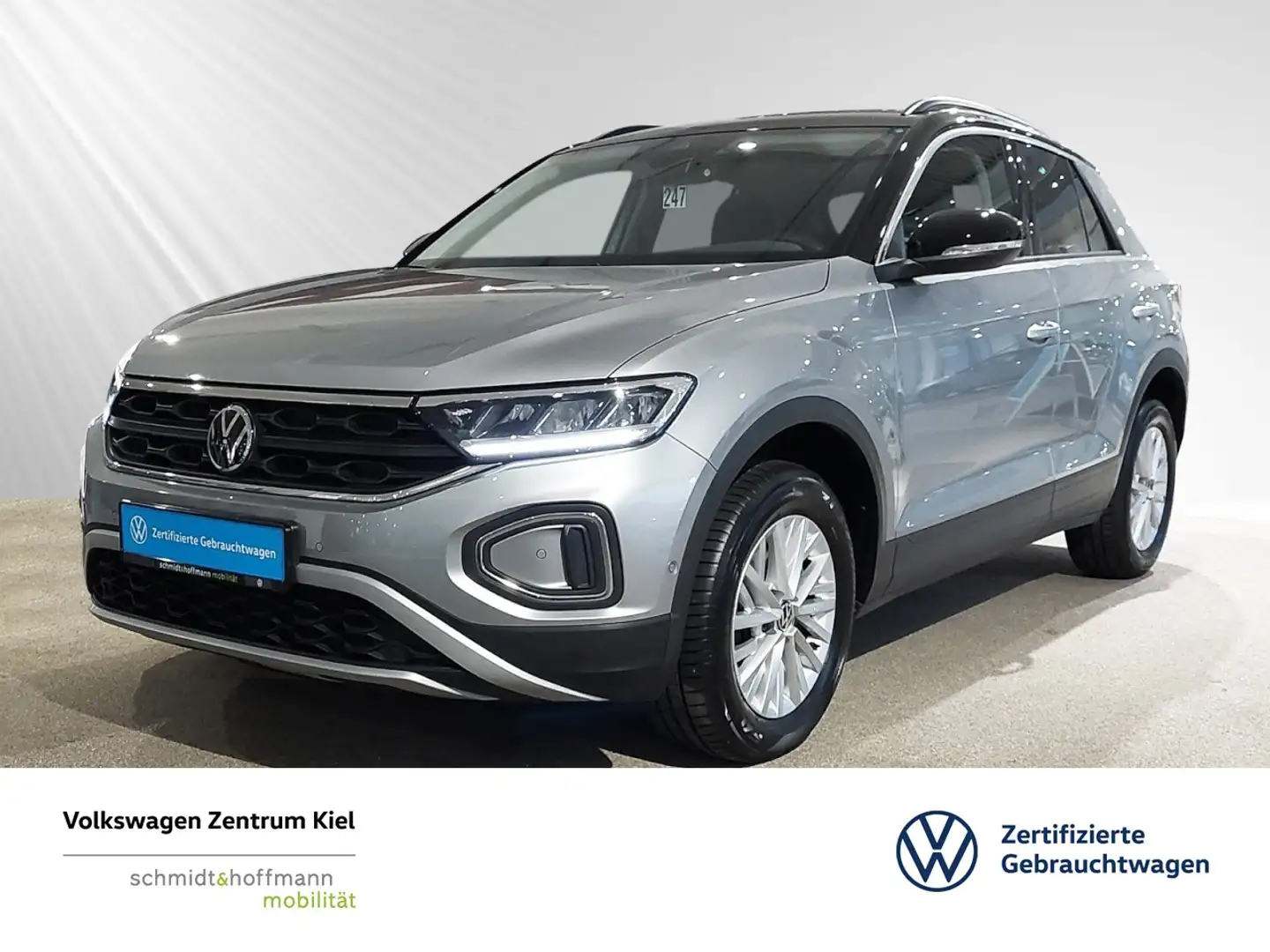 Volkswagen T-Roc Life 1.0 TSI NAVI+SITZHZ+PDC+CARPLAY+KLIMA Klima Silber - 1